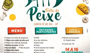 APAE de Santa Fé do Sul participa da Festa do Peixe