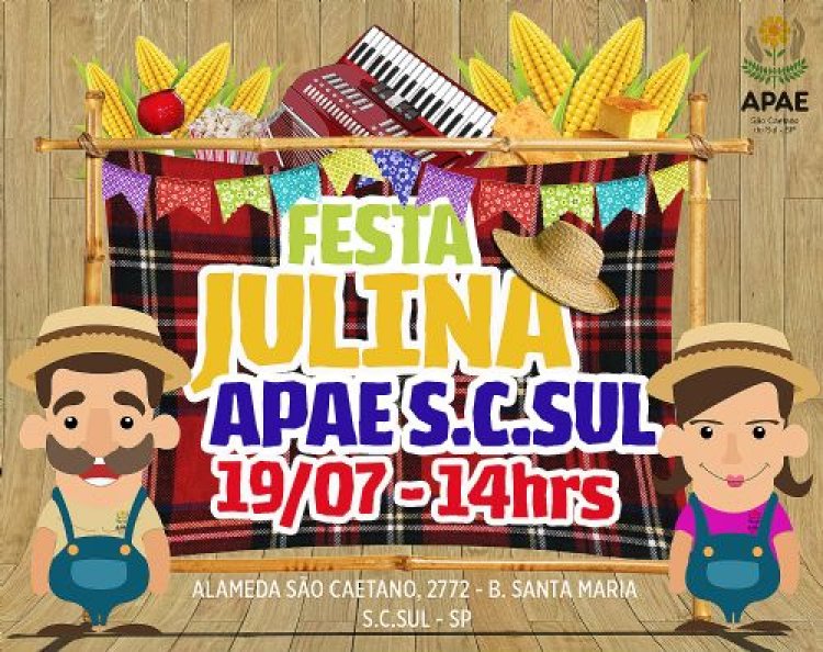 APAE de São Caetano do Sul promove Festa Julina