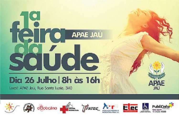 APAE de Jaú promove feira de saúde neste sábado