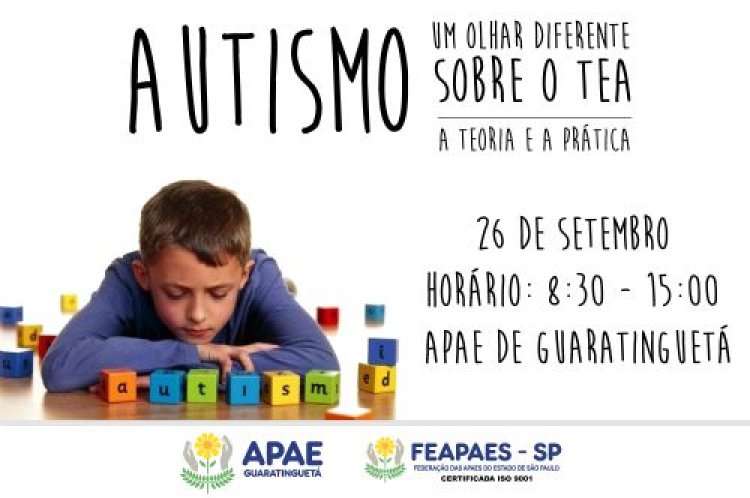 Guaratinguetá sedia palestra sobre autismo no dia 26