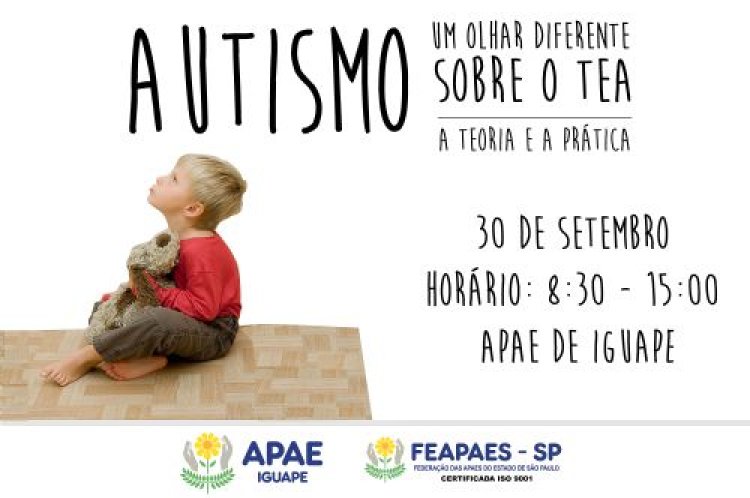 Autismo será tema de palestra da Federação em Iguape