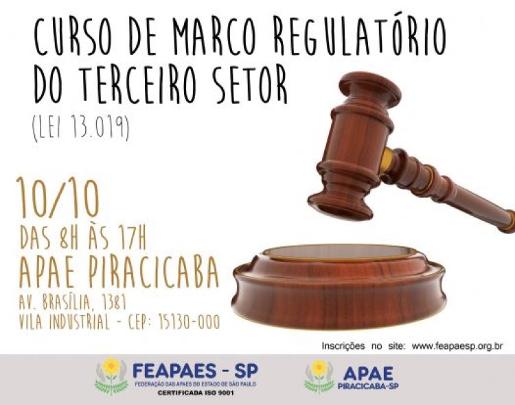 FEAPAES convida para palestra sobre o Marco Regulatório em Piracicaba