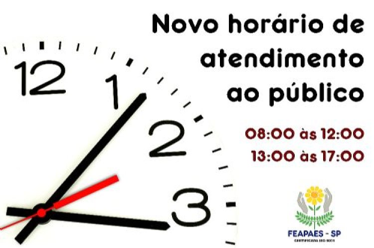 Federação informa novo horário de atendimento ao público