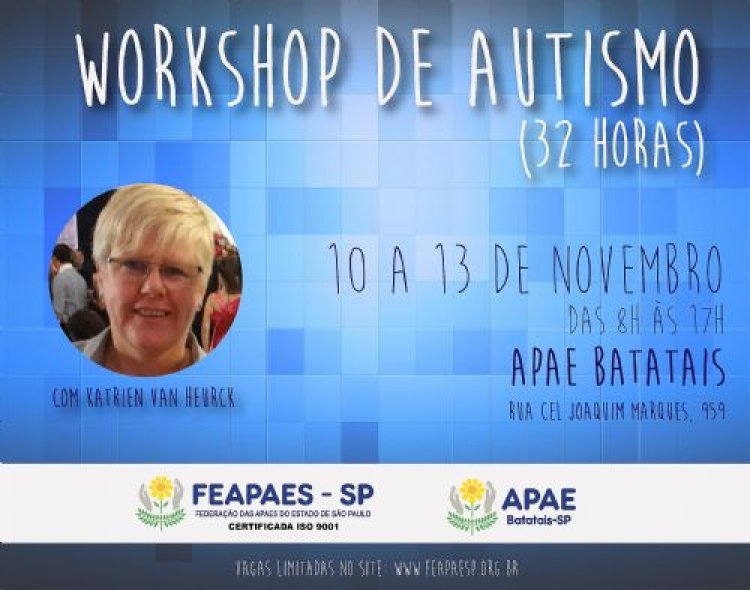 Federação irá promover Workshop de Autismo em novembro