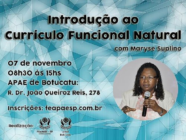 Currículo Funcional Natural será tema de curso em Botucatu