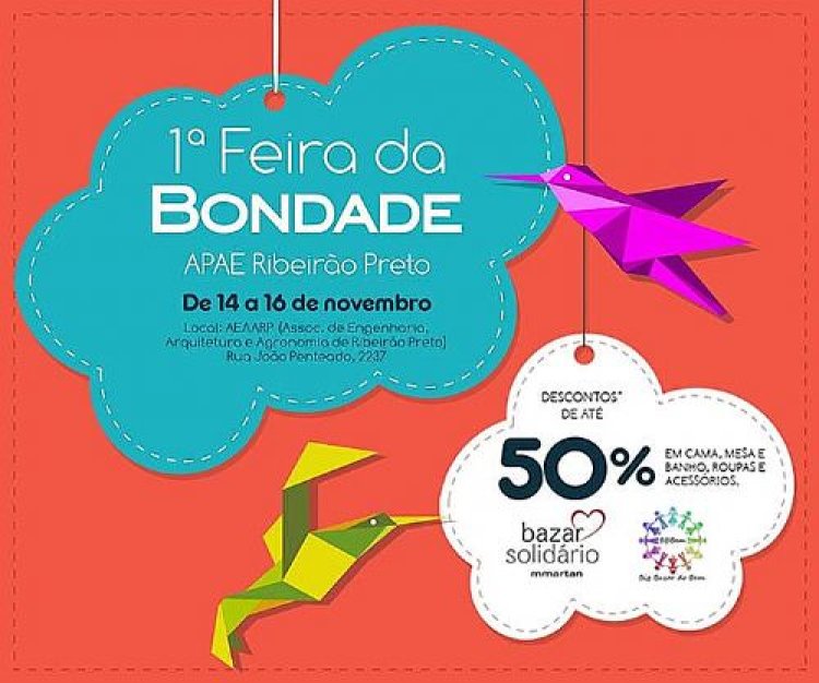 APAE de Ribeirão Preto realiza I Feira da Bondade