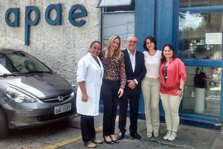 APAE de Santo André recebe a visita da Federação