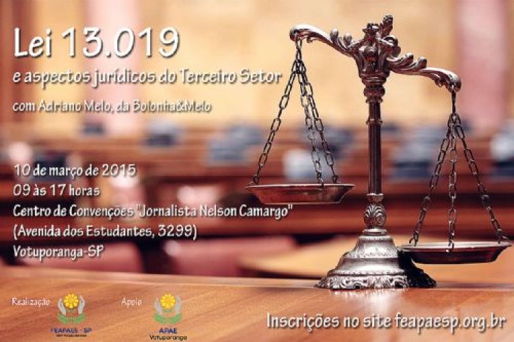 Votuporanga sedia curso sobre Lei 13.019 no próximo dia 10