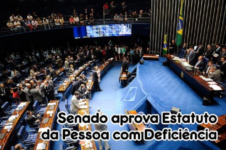 Senado aprova lei de inclusão para pessoas com deficiência