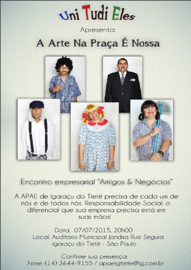 APAE de Igaraçu do Tietê realiza Encontro Empresarial na próxima terça-feira