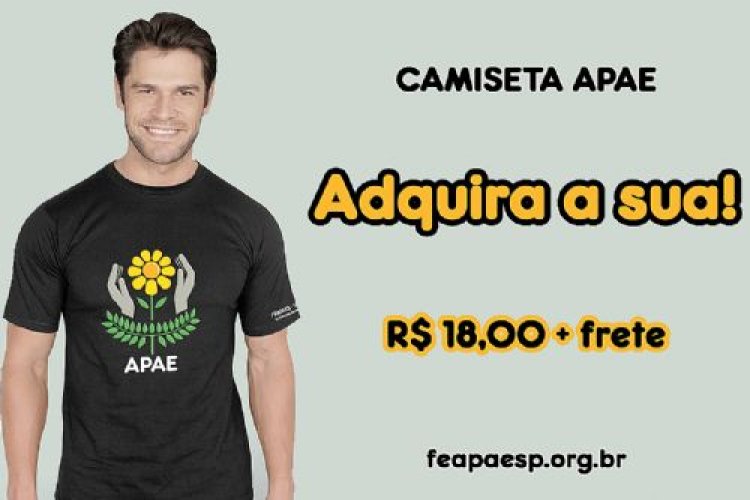 Camiseta do movimento apaeano é reajustada