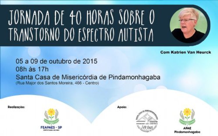 Pindamonhangaba sediará jornada de 40h sobre autismo