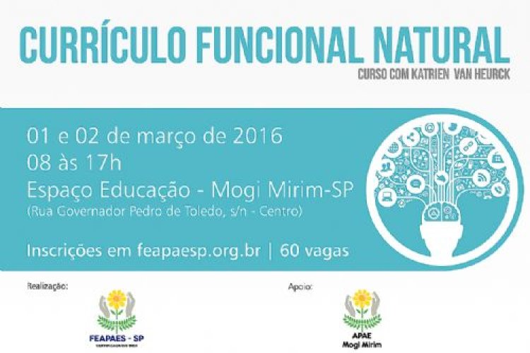 FEAPAES-SP promove curso sobre Currículo Funcional Natural