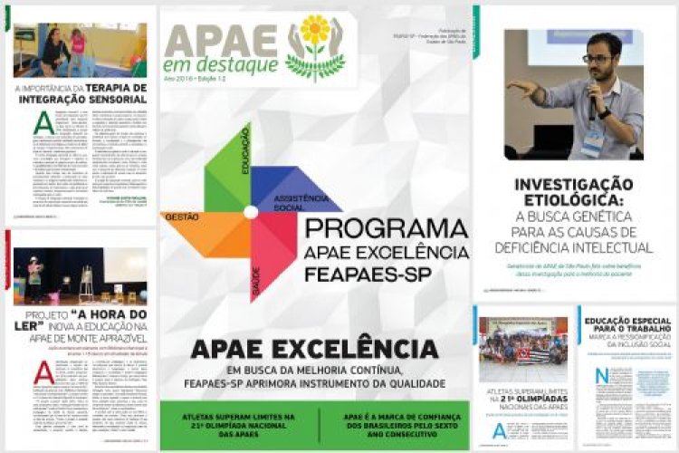 FEAPAES-SP lança 12ª edição da revista APAE em Destaque