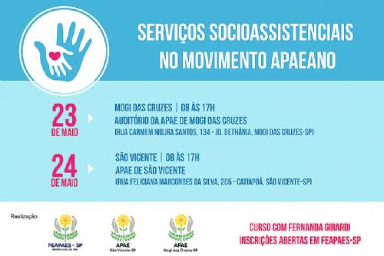 Mogi das Cruzes e São Vicente sediarão cursos na área de Assistência Social