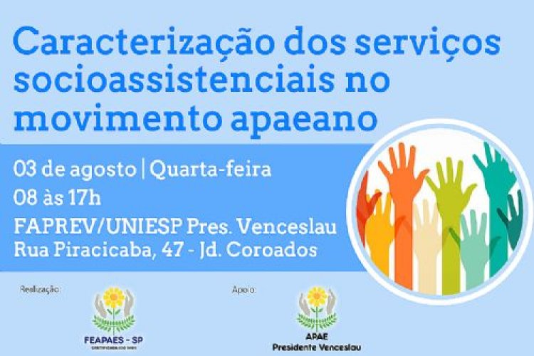 Inscrições abertas para palestra de Assistência Social em Presidente Venceslau