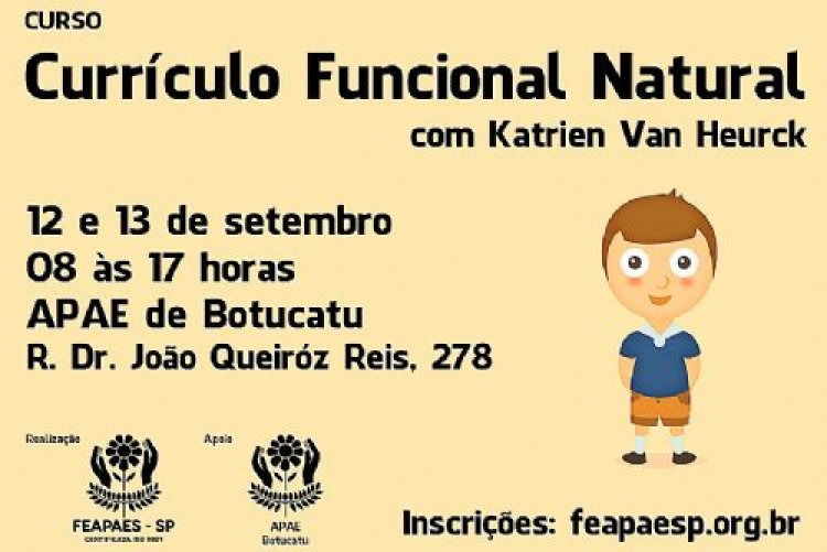 Inscrições abertas para curso de Currículo Funcional em Botucatu