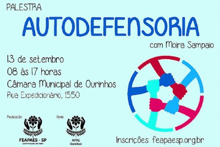 FEAPAES-SP promove palestra sobre autodefensoria em Ourinhos