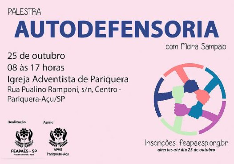 FEAPAES-SP promove curso de capacitação sobre Autodefensoria