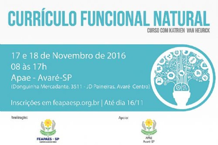 "Currículo Funcional Natural" agora em Avaré-SP