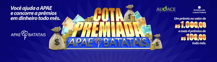 APAE Batatais apresenta ação Cota Premiada à diretoria da ACE Batatais