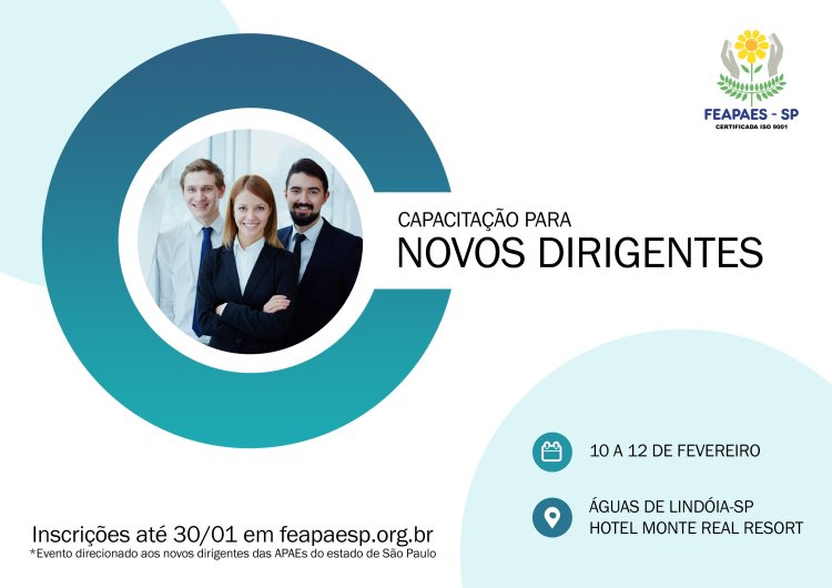 Capacitação de novos dirigentes acontece em fevereiro