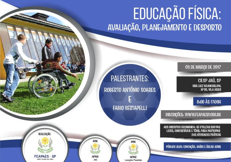 Jaú recebe curso de curso Educação Física: Avaliação, Planejamento e Desporto