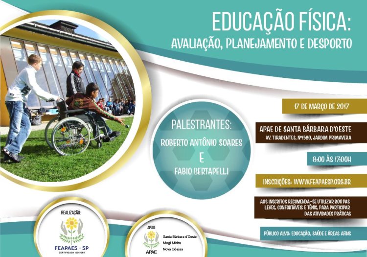 FEAPAES-SP realiza curso de Educação Física em Santa Bárbara d'Oeste