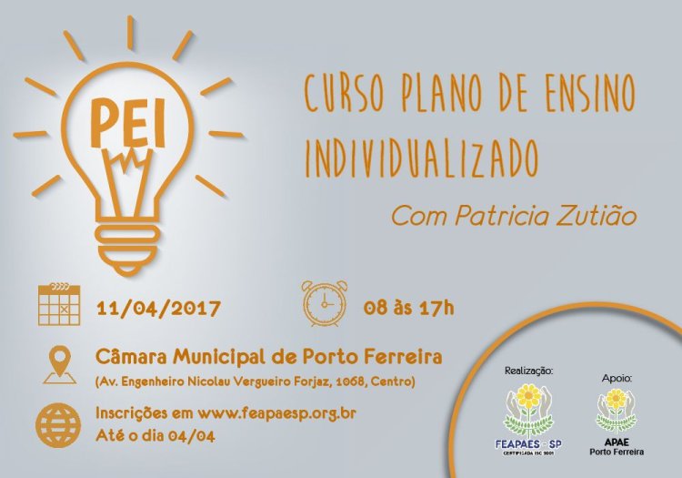 Porto Ferreira recebe  curso de Plano de Ensino Individualizado (PEI)