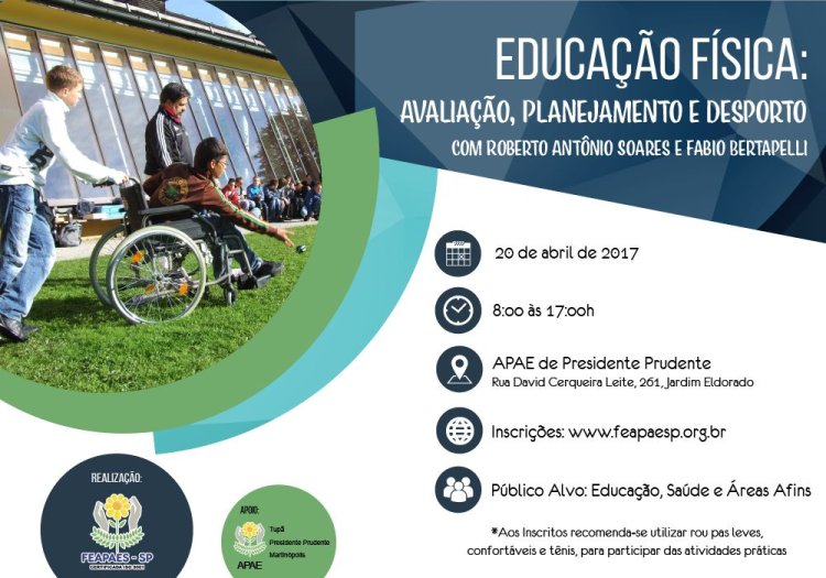 FEAPAES-SP realiza curso de Educação Física em Presidente Prudente