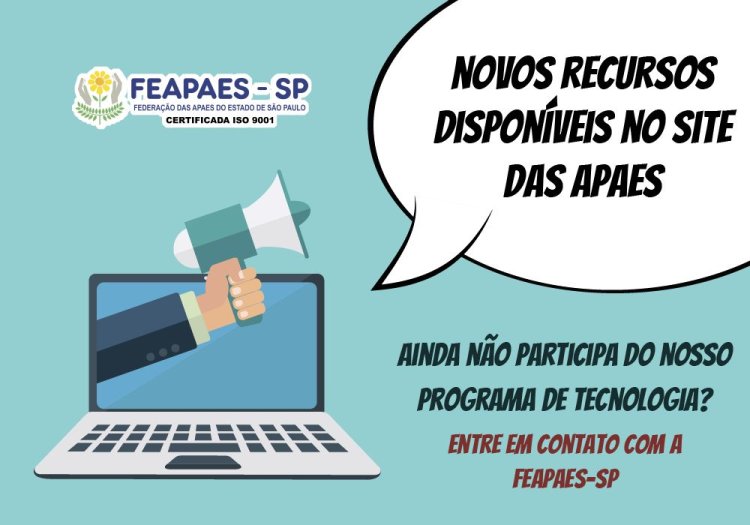 FEAPAES-SP libera mais recursos para o site das APAES