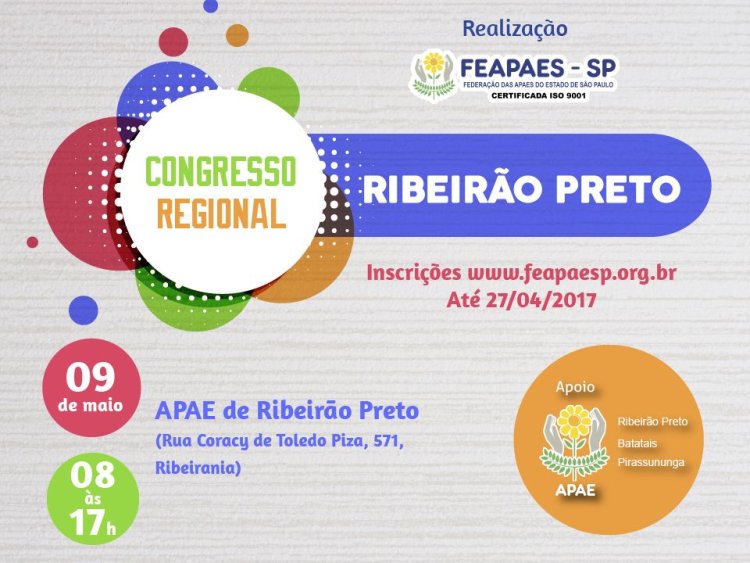 FEAPAES-SP realiza sexta edição dos Congressos Regionais em Ribeirão Preto