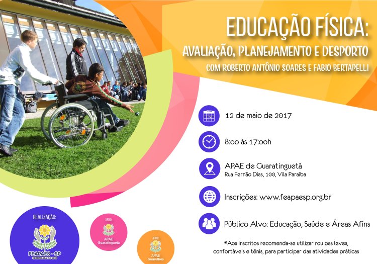 FEAPAES-SP promove curso de Educação Física: Avaliação Planejamento e Desporto em Guaratinguetá