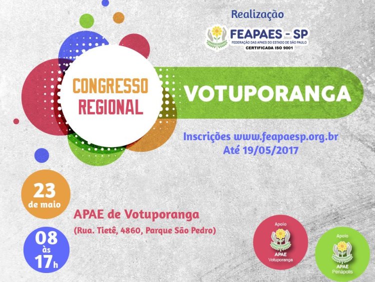 Votuporanga será sede da próxima edição do Congresso Regional