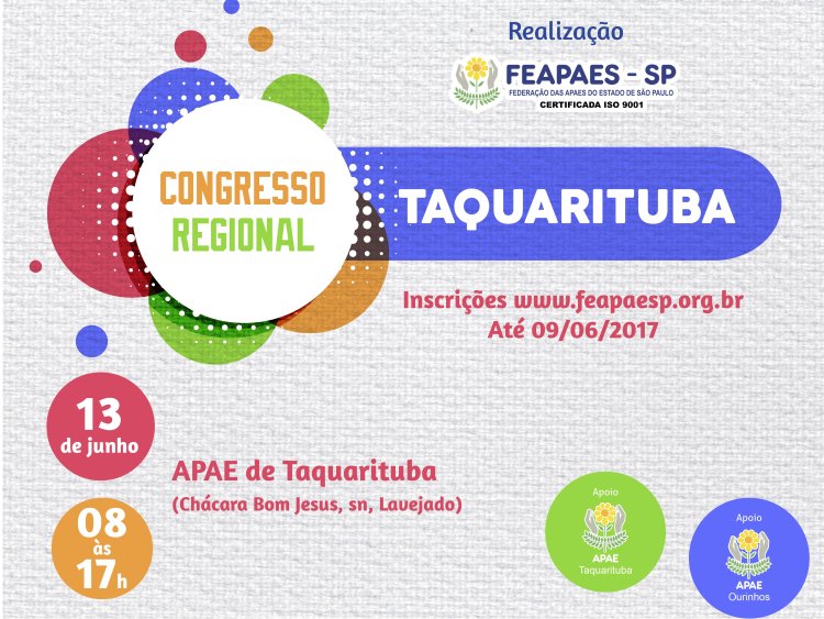 Taquarituba sediará edição do Congresso Regional em junho