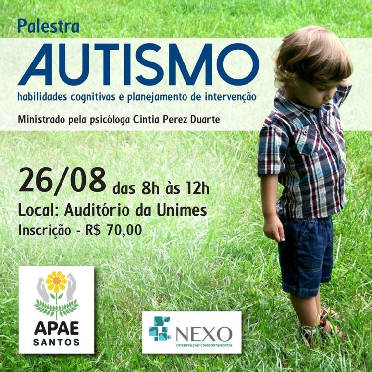 APAE de Santos promove palestra sobre autismo