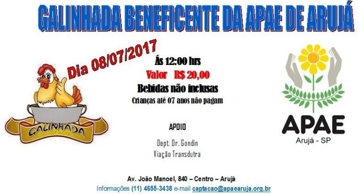 Galinha Beneficente da APAE de Arujá