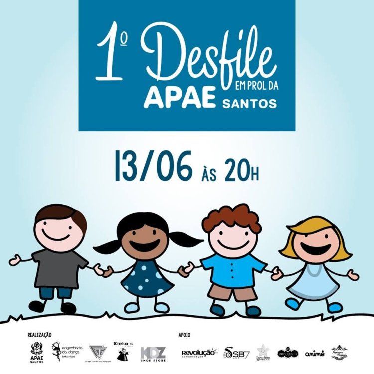 Desfile em prol da APAE de Santos acontece no dia 13