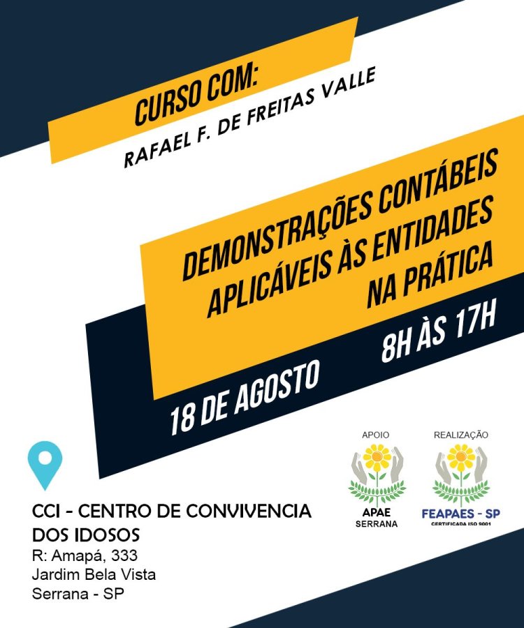 Curso sobre demonstrações contábeis acontece em Serrana