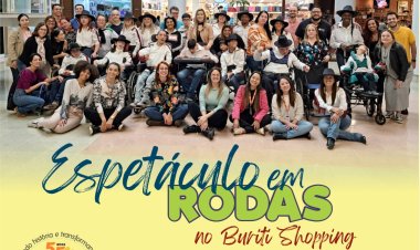 Apae de Guaratinguetá promove espetáculo em rodas no Buriti Shopping
