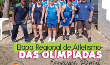 Etapa regional de Atletismo das Olimpíadas Especiais Brasil na Apae de Guaratinguetá