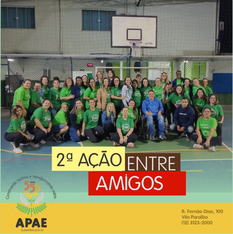 APAE de Guaratinguetá realiza 2ª edição da ação entre amigos