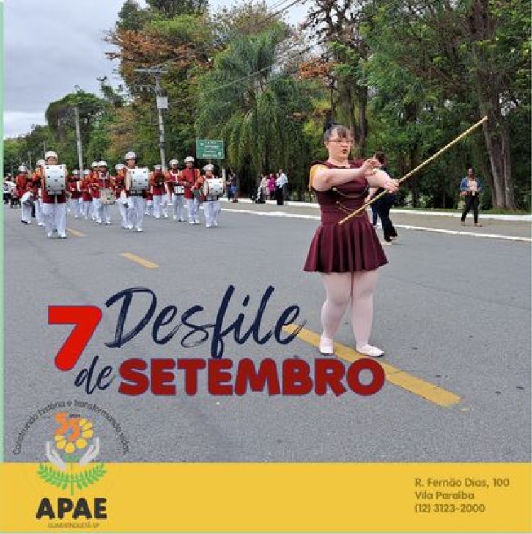 APAE de Guaratinguetá e seu desfile de 7 de Setembro