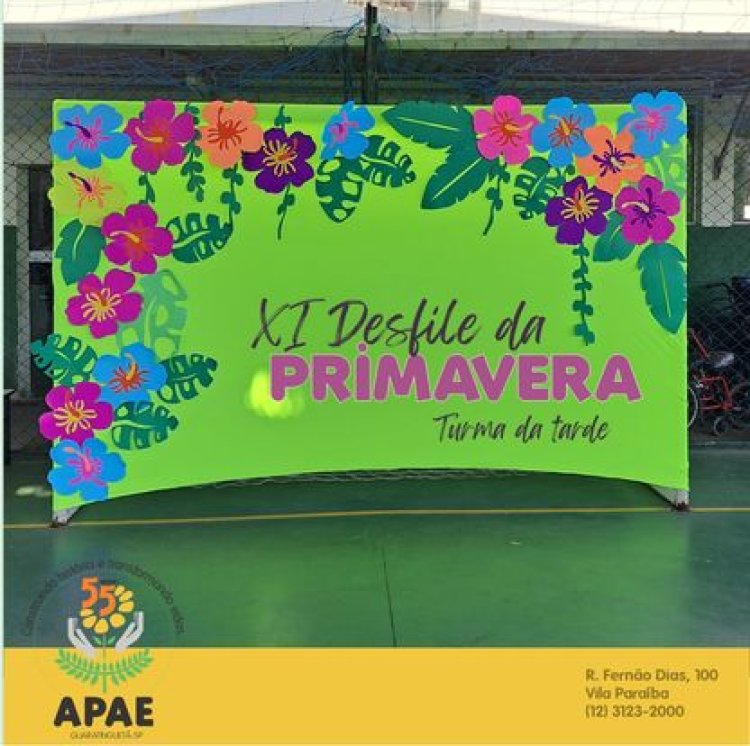 XI desfile da primavera na APAE de Guaratinguetá