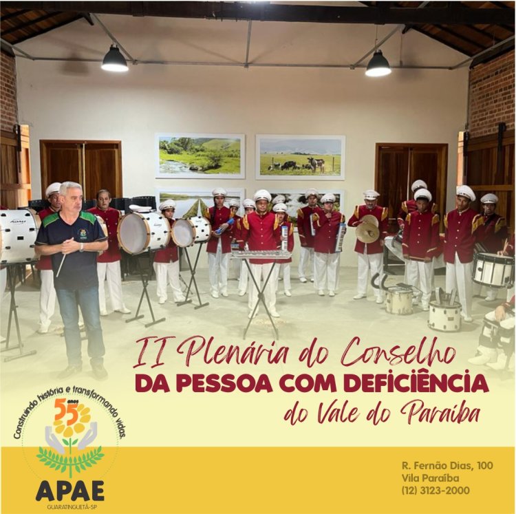 APAE de Guaratinguetá participa da II plenária do conselho da pessoa com deficiência do Vale do Paraíba