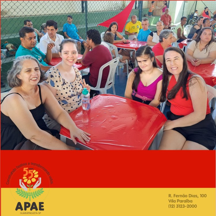 Festa da Família e encerramento do ano letivo de 2023 na APAE de Guaratinguetá