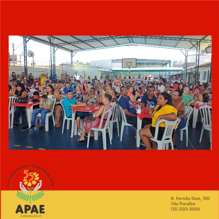 Festa da Família e encerramento do ano letivo de 2023 na APAE de Guaratinguetá