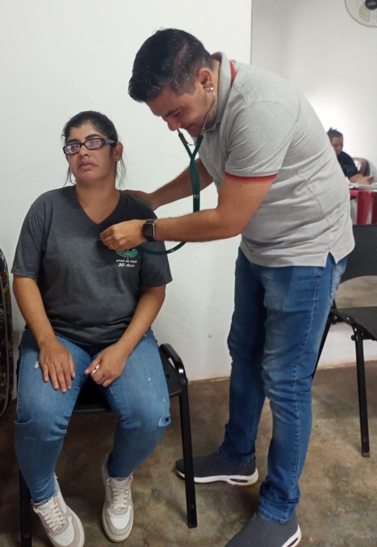 Consultas médicas realizadas na APAE de Iperó