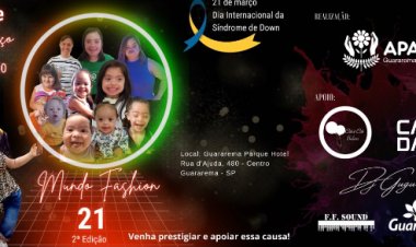 2ª edição do desfile Mundo Fashion 21 na APAE Guararema