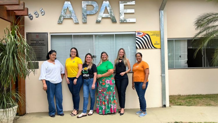 APAE de Lucélia recebe a visita da presidente da FEAPAES-SP